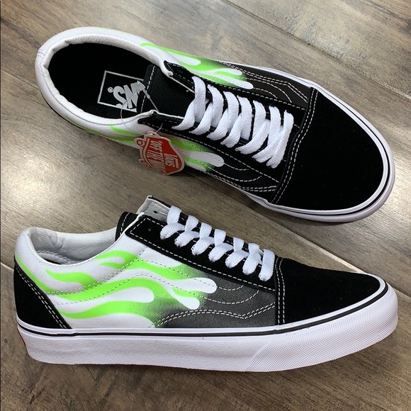 WMNS VANS OLD SKOOL FLAME black/true white - Picture 3 of 16